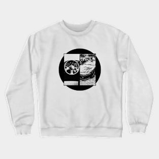 MITSUBISHI ECLIPSE D20 Black 'N White 5 Crewneck Sweatshirt